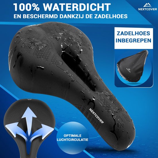 NEXTCOVER® Fahrradsattel Trekking mit Memory Foam 3.0 - Das Original - Ergonomischer Fahrradsattel Damen oder Fahrradsattel Herren mit Memory Foam 3.0 für maximalen Fahrkomfort - Fahrradsattel angenehm weich