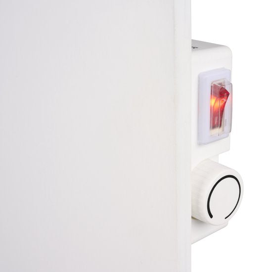 Tristar KA-5090 Infrarot-Flächenheizung – 425 Watt – Einstellbarer Thermostat – IP44 spritzwassergeschützt – Weiß