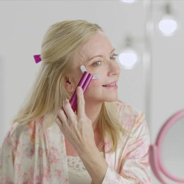 DermaWav Mikrostrom-Gesichtsmassagegerät – Mit Vibrationsmassage