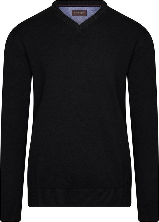 Cappuccino Italia - Herren Pullover Pullover Schwarz - Schwarz - Größe XXL