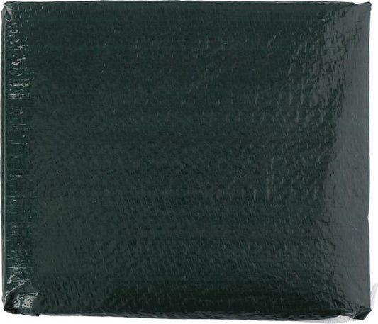 Kinzo BBQ-Abdeckung - BBQ-Schutzhülle für rechteckige Grills - wasserdicht - strapazierfähiges und wiederverwertbares Polyethylen - 122 x 71 x 76 CM - Schwarz