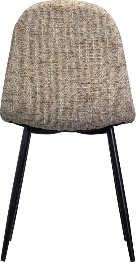Esszimmerstuhl Marije - Chenille - Natur - 4er Set