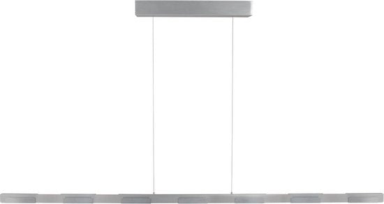 Hängeleuchte Bloc 3297ST aus Stahl, 171 cm, höhenverstellbar mit Kabelaufzug von Steinhauer, modernes Design, dimmbar mit externem Dimmer