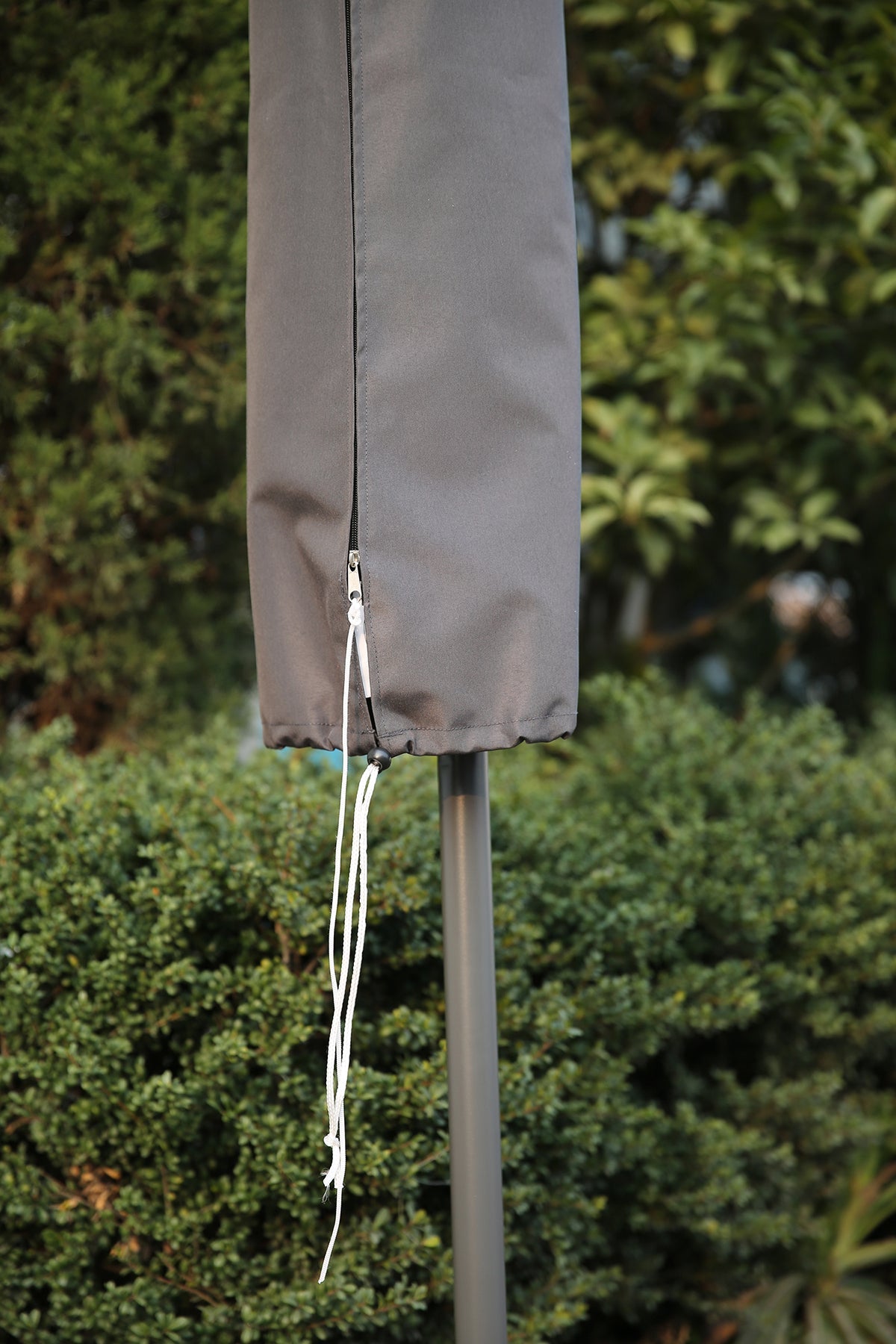 Angel Living Sonnenschirm-Schutzhülle, wasserdicht – Grau – Polyester