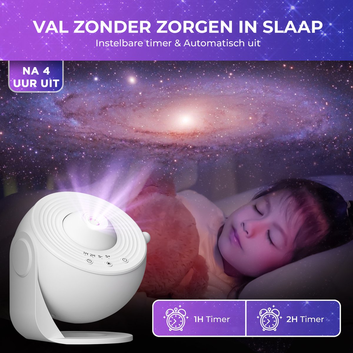 MostEssential Premium 12-in-1-Projektorlampe - 3000 lm - USB - Weiße Ausführung