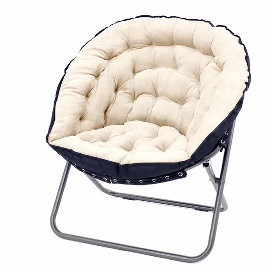 Moon Chair, zusammenklappbar – Campingstuhl – Liegestuhl – Verstellbar – Gepolsterter Klappstuhl