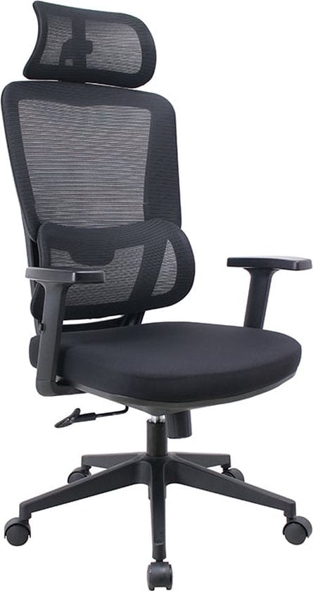 GAME HERO® Ergo G1 Ergonomischer Bürostuhl – Bürostuhl für Erwachsene – 150 kg – Schwarz