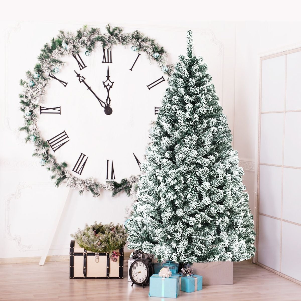 Coast Künstlicher Weihnachtsbaum verschneit - mit Metallständer - 180 cm