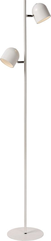 Lucide SKANSKA – Stehlampe – LED 3-Stufen-Dimmer – 2×5 W, 3000 K – Weiß