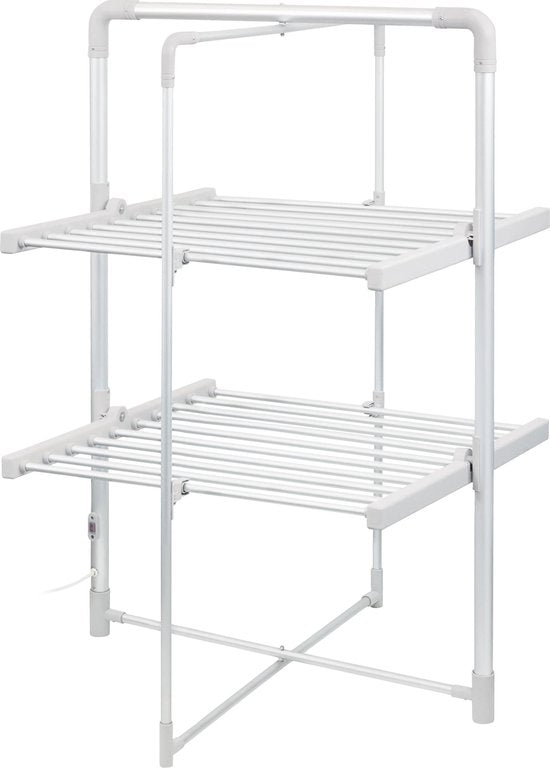 NORDIC HOME CULTURE CDR-1005 Elektrischer Wäscheständer – 11 Meter – 2 Ebenen