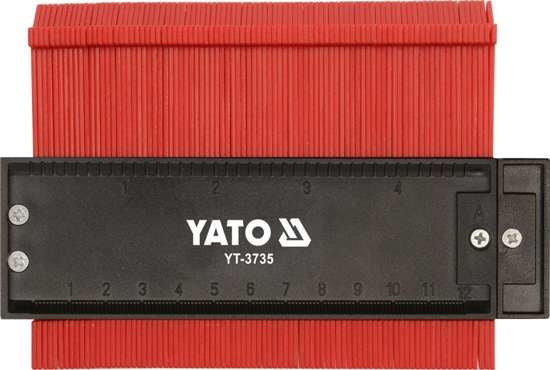 Yato Anreißwerkzeug - Profilschablone - 12,5 cm - Mit Magnet