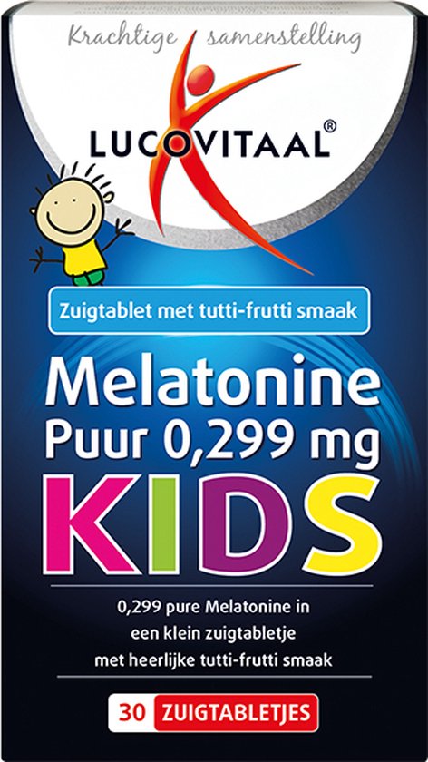 Lucovitaal Melatonin Pure Kids 0,299 Milligramm Nahrungsergänzungsmittel - 30 Tabletten