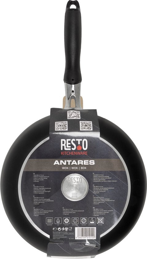 Resto - Antares Wokpfanne - Ø24 cm - Antihaftbeschichtung - Induktion