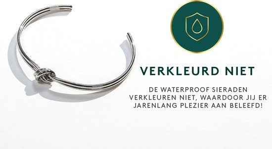 Laura Ferini Damenarmband Nodi Silber - Silberarmreif - 18K Weißgold vergoldet - Schmuck - Accessoires - Schmuck - Damenarmband
