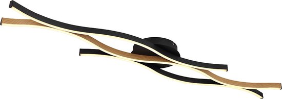 Globo Deckenleuchte Geronimo - schwarz - Metall - 67206DW