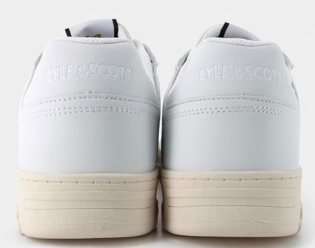 Lyle & Scott Evanton III Herren Turnschuhe - Größe 44 - Weiß