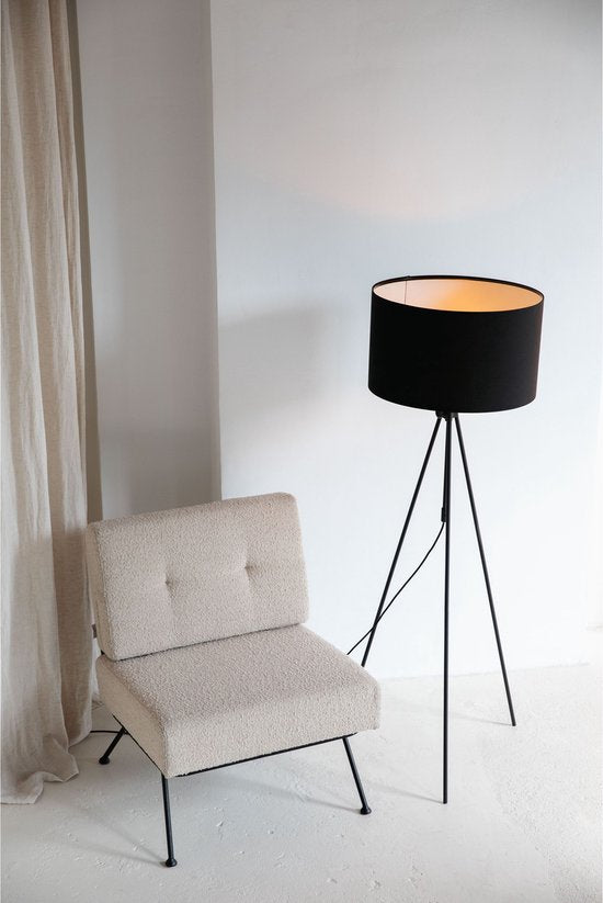 Zuiver Lesley Stehlampe / Dreibeinige Stehlampe, schwarz