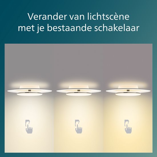 Philips Garnet Deckenleuchte - Schwarz - 27K - 30W