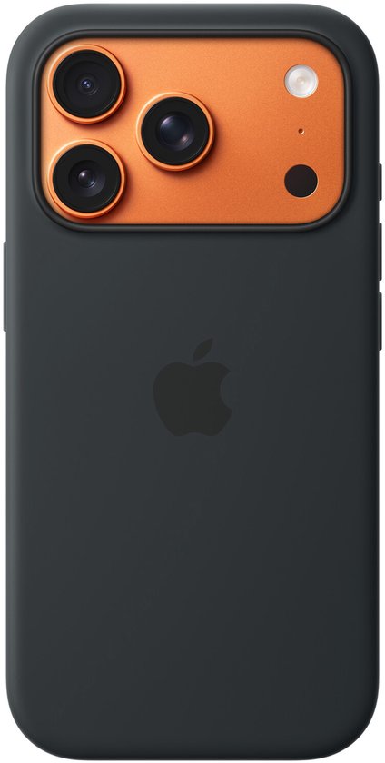 Silikonhülle mit MagSafe für das iPhone 17 Pro – Schwarz
