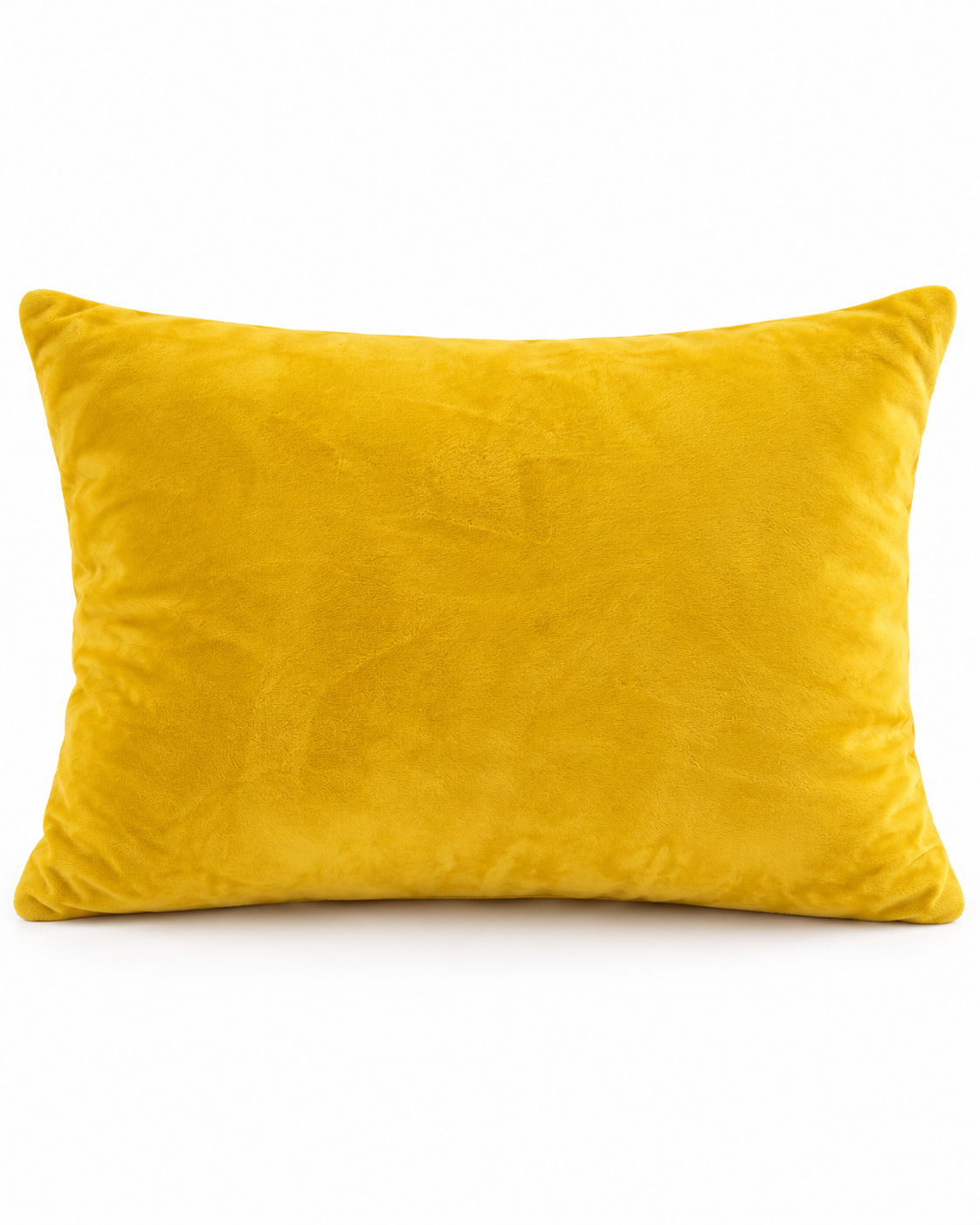 Velvet Comfort Kissenbezug – Ockergelb – 2er-Set