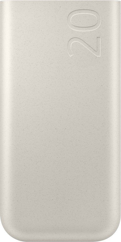 Samsung Powerbank mit Schnellladefunktion 45 W – 3x USB-C – 20.000 mAh – Beige