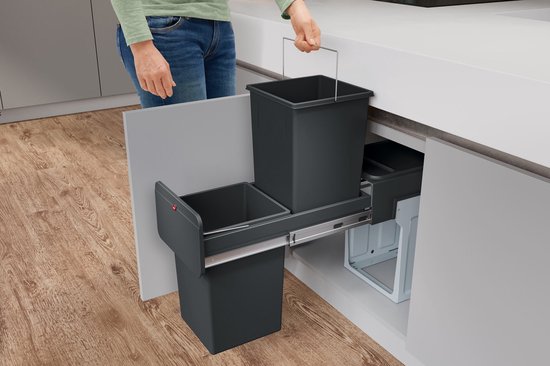 Hailo Tandem-Einbaueimer - 30L