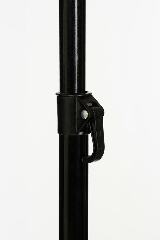 Mica Decorations Blumen Sonnenschirm - H238 x Ø220 cm - Rosa