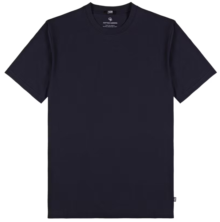 7Square Sky T-Shirt - Männer - Navy XXL - 74% Baumwolle / 26% Polyester