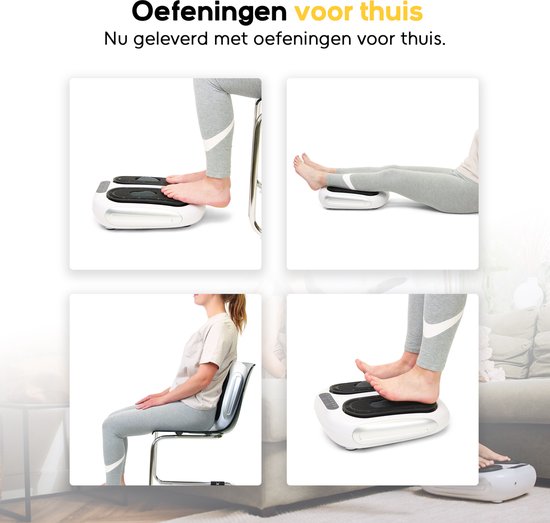 CALMENTA® Durchblutungsgerät - Für Beine, Füße und Rücken - Durchblutung - Beintrainer - Vibrationsplatte - Neuropathie - Durchblutungsgerät