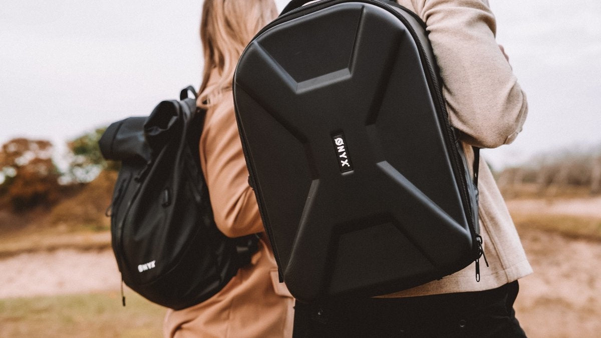 ONYX Kameratasche mit Laptop-Fach - SLR-Kamerarucksack - Spritzwassergeschützt - Drohnen - Hartschalen-Reisetasche
