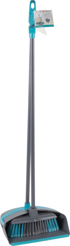 alpina Besen und Kehrschaufel - Kunststoff - Leichtgewicht - 92 cm
