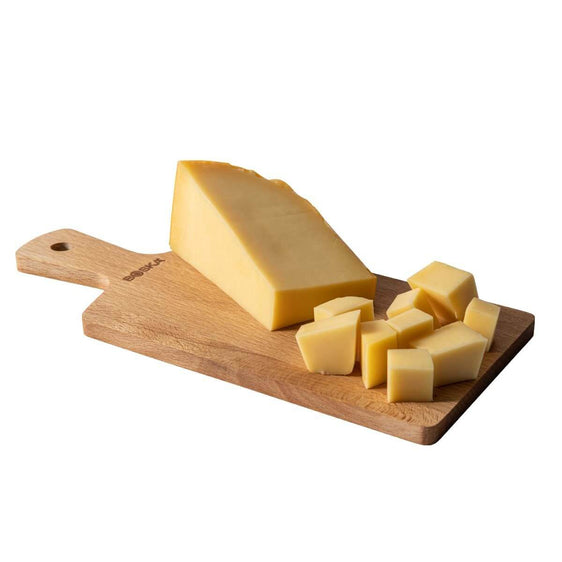 Boska Servierbrett Genf S Buchenholz - 20 cm - geölt - mit Lederband