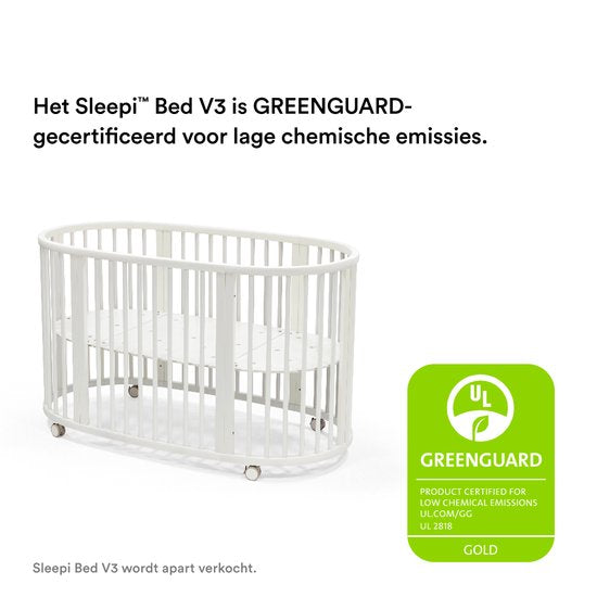Stokke Sleepi V3 Downsizing-Set, Weiß – Verwandeln Sie das Sleepi-Bett V3 wieder in ein Sleepi Mini