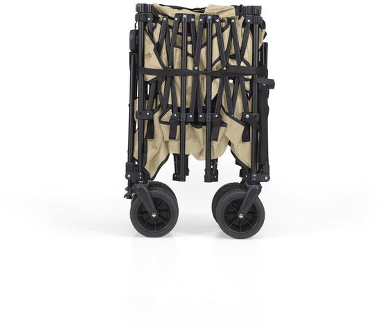 Mr. Fold Bolderkar XXL - faltbar - 600L - 300KG - Beige - geländegängige Räder