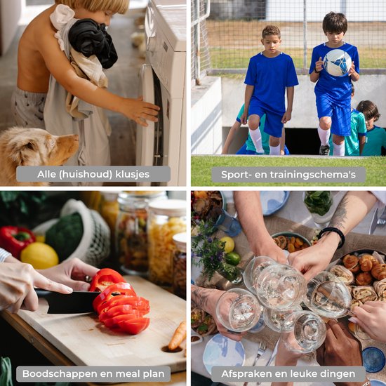 Systemyze Monatsplaner Whiteboard - Magnetische Planungstafel - Magnetischer Wochenplaner - Inklusive Marker & Radiergummi - A3 Format