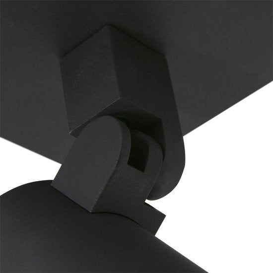 Deckenleuchte Steinhauer Points Noirs 3059ZW Schwarz – dreh- und neigbar, aus Metall und Kunststoff, inklusive Leuchtmittel, für den Innenbereich geeignet
