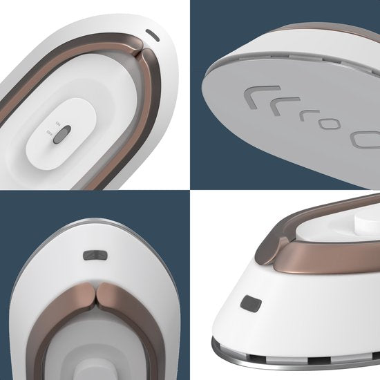 Reisebügeleisen - Mini-Dampfbügeleisen - kompakt & tragbar - Trocken- und Dampffunktion - Reise