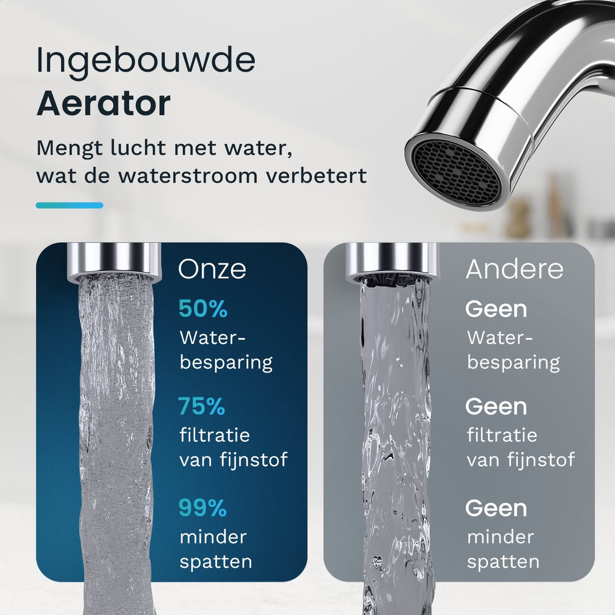 Mirlux Waschtischarmatur Chrom 29,5 x 17,2 x 5 cm - Badarmatur Kalt- und Warmwasser - Waschtischarmatur/WC-Armatur