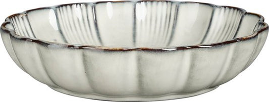 Mica Decorations Korfu Schale - H5 x Ø18,5 cm - Keramik - Grau