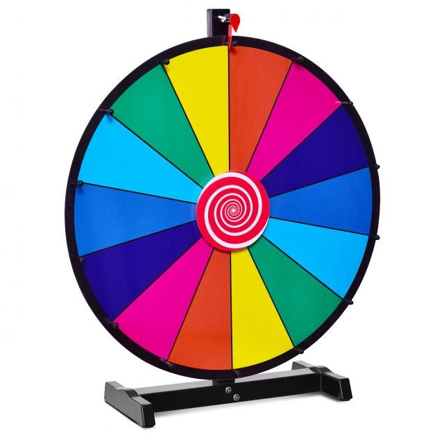 Coast Glücksrad - Spinnrad - Selbstbeschriftung - Ø60 cm - 14 Schachteln