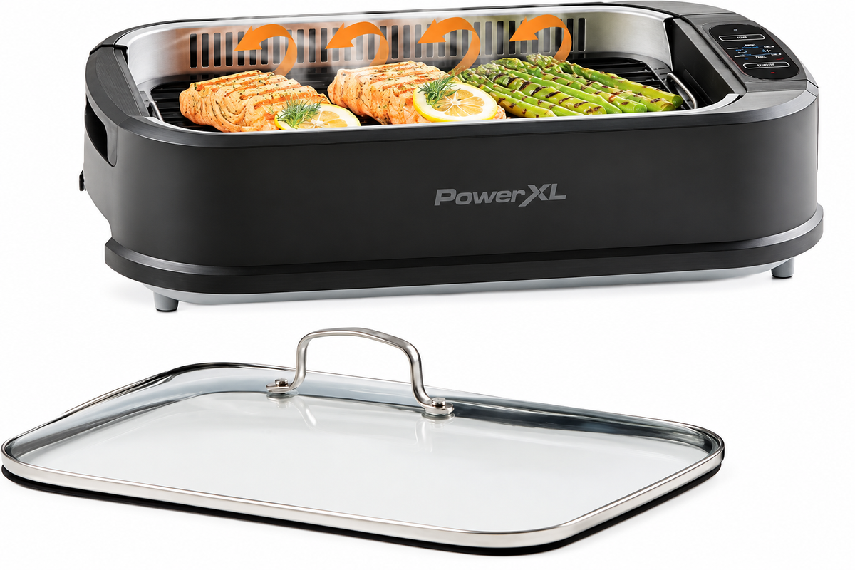 Mediashop –  Elektrogrill – rauchfrei – 1500 Watt – 29,70 × 14 × 50 cm