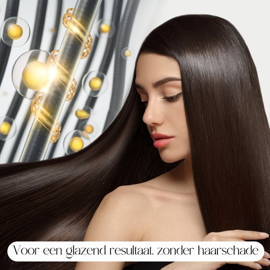 Sansbeauté® Professionelles Glätteisen - 2 in 1 - Lockenstab - Glätteisen - Haarglätter - Schnelles Aufwärmen - 80℃ bis 230℃ - Glätten & Locken - ION-Technologie - Klassisches Lila