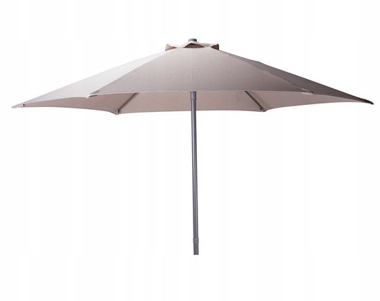 Koopman Sonnenschirm – Gartenschirm – Taupe – Aluminium – 230 x 225 cm