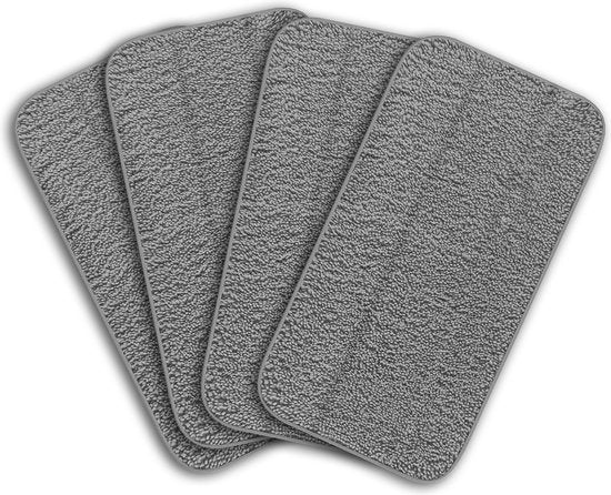 LUMAN Dampfreiniger Mikrofasertuch-Set - Geeignet für V3 - Dampftuch - Mikrofasertuch - Nachfüllpackung - 4 Stück