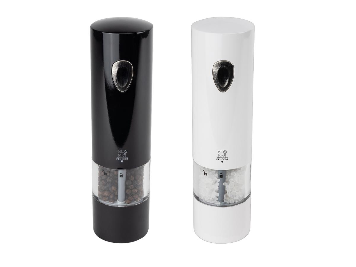 Peugeot Phenix Duo-Set – Elektrische Pfeffer- und Salzmühle – 20 cm – Schwarz-Weiß