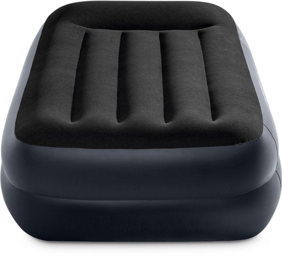 Intex Twin Pillow Rest Raised Luftmatratze mit integrierter Pumpe – 191 x 99 x 42 cm