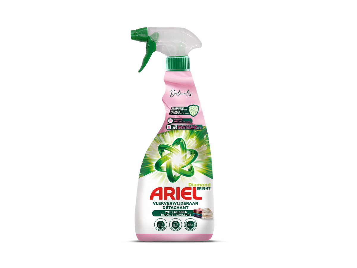 Ariel Delicate & Wool Fleckenentferner-Spray – 8 x 750 ml – Für Wolle, Seide und farbige Kleidung