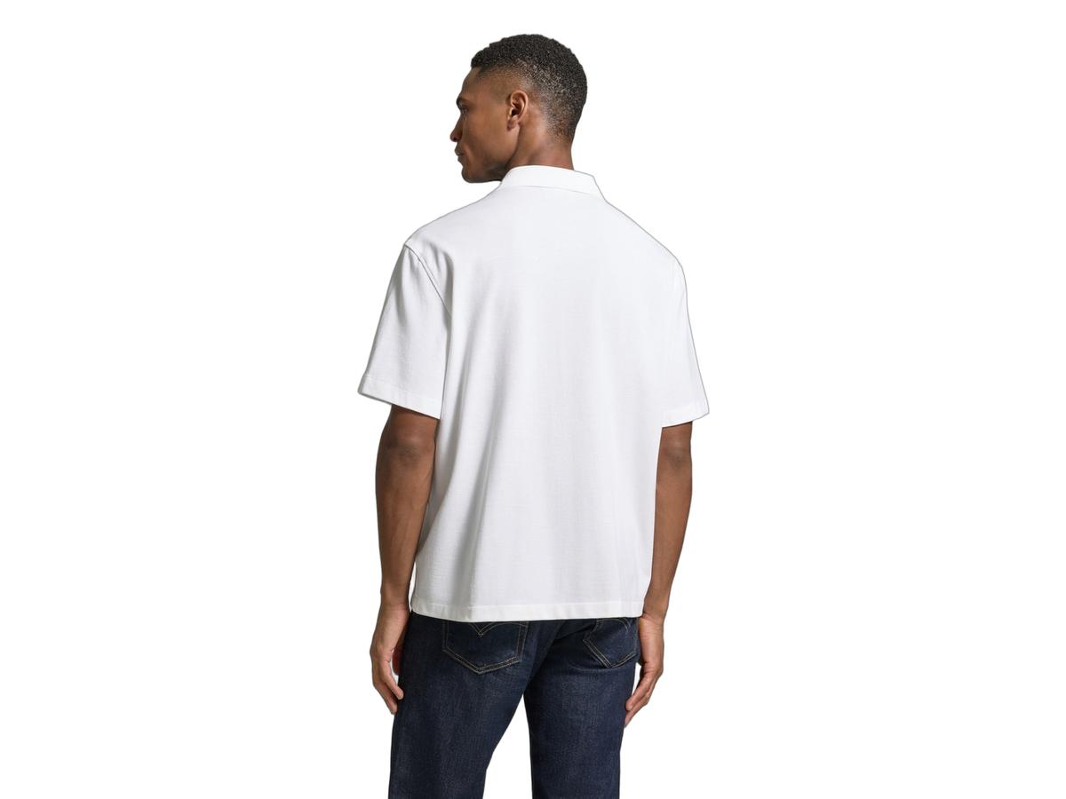 Lacoste-Hemd – Petit-Piqué aus Bio-Baumwolle – Größe 43 – Weiß