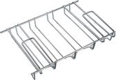 Weinregal für 12 Gläser - 34x25x9cm - Silbernes Metall - 12 Weingläser