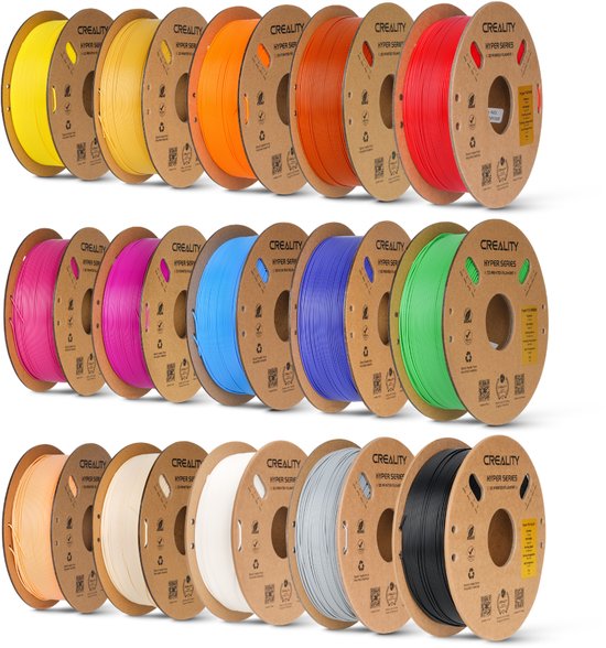 Creality Hyper PLA 3D-Drucker-Filament 1,75 mm – universell einsetzbar – 1 kg – schnelles Drucken mit bis zu 600 mm/s – verwicklungsfrei gewickelt – lila